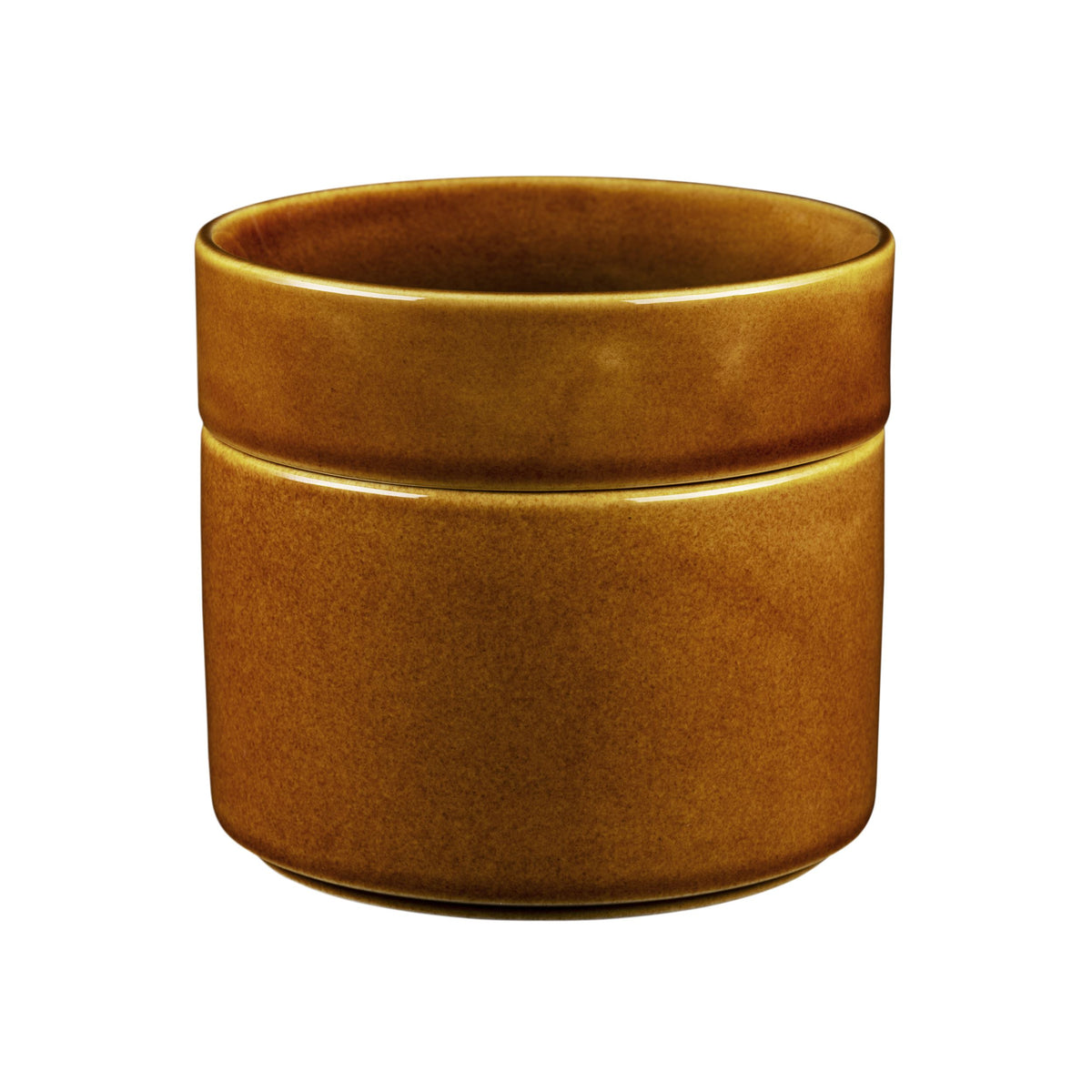 Kirnu kannellinen rasia 11x10cm kiiltävä ruskea - Kirnu treasure jar 11x10cm glossy brown