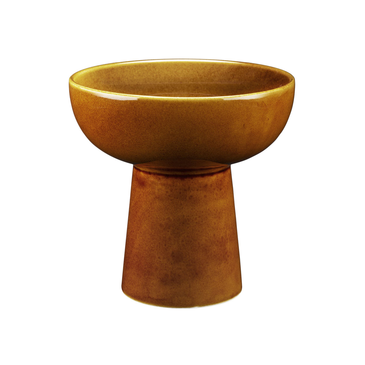 Kirnu dekorativ skål 16x16cm blank brun - Kirnu decorative bowl 16x16 glossy brown