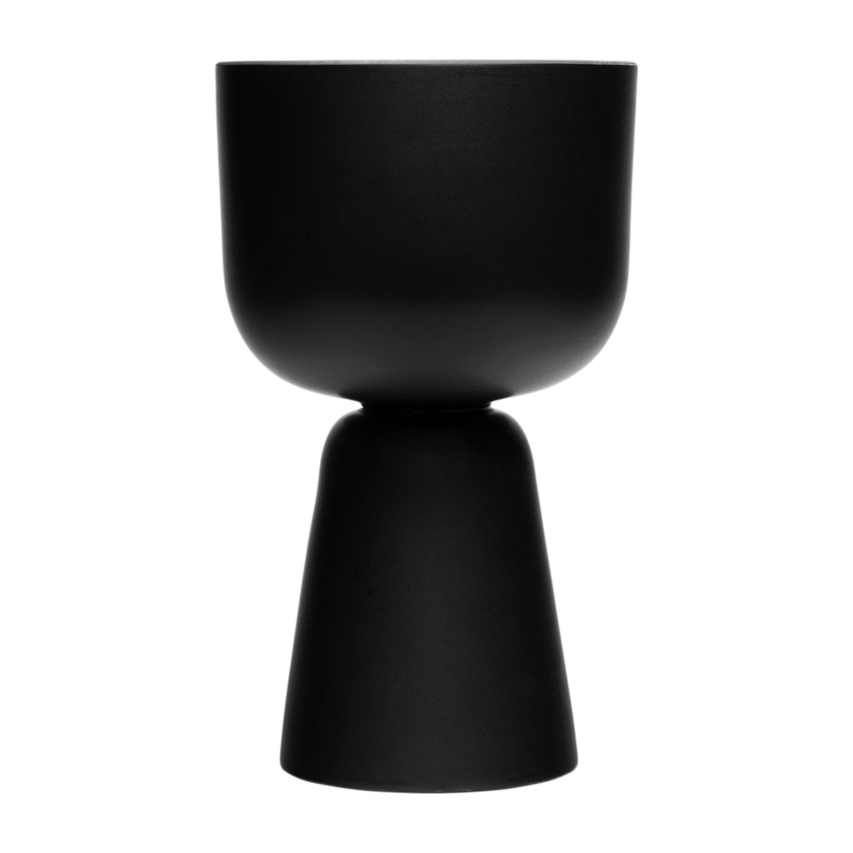 Nappula Übertopf 320 x 190mm Mattschwarz - Nappula plant pot 320x190 matte black