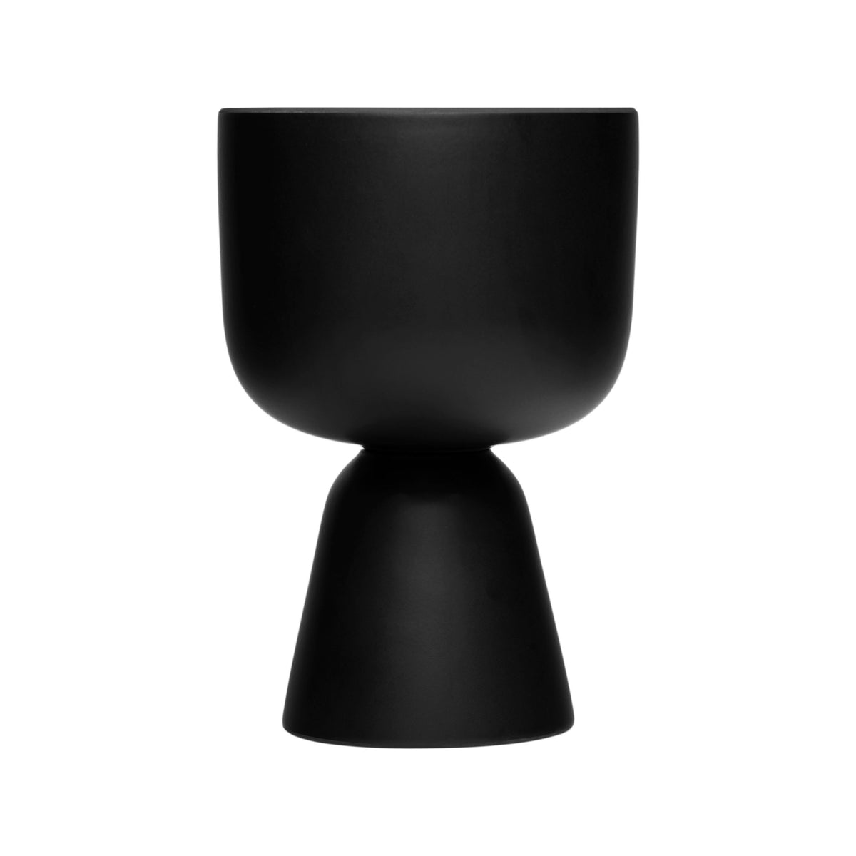 Nappula Übertopf 230 x 155mm Mattschwarz - Nappula plant pot 230x155 matte black