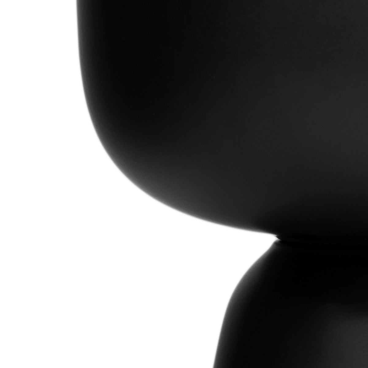 Nappula Übertopf 230 x 155mm Mattschwarz - Nappula plant pot 230x155 matte black
