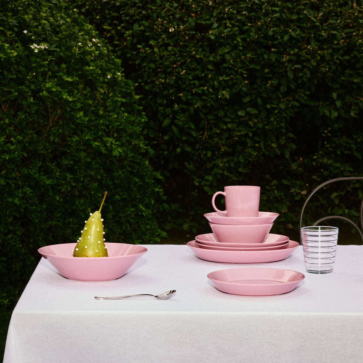 Teema Becher 0,3 l rosa - Teema plate 26cm rose