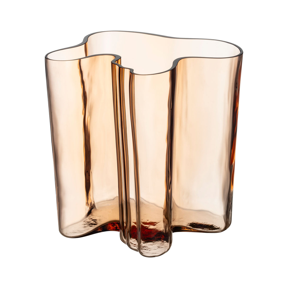 Aalto vase 200mm Rio brown wm