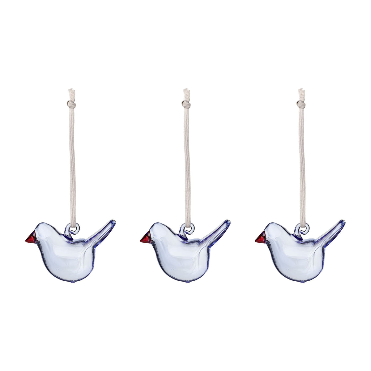 Iittala Mini-Glasvögel Hellblau 3er-Set - Iittala mini glass birds br. blue 3pc