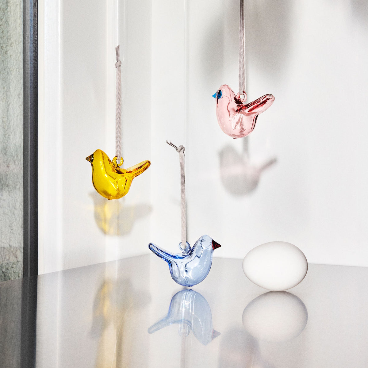 Iittala Mini-Glasvögel Hellblau 3er-Set - Iittala mini glass birds br. blue 3pc