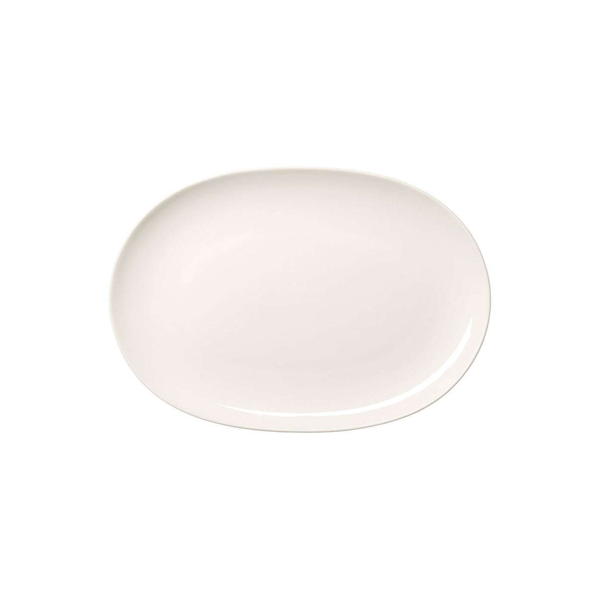 24h oval plate 22x32 white