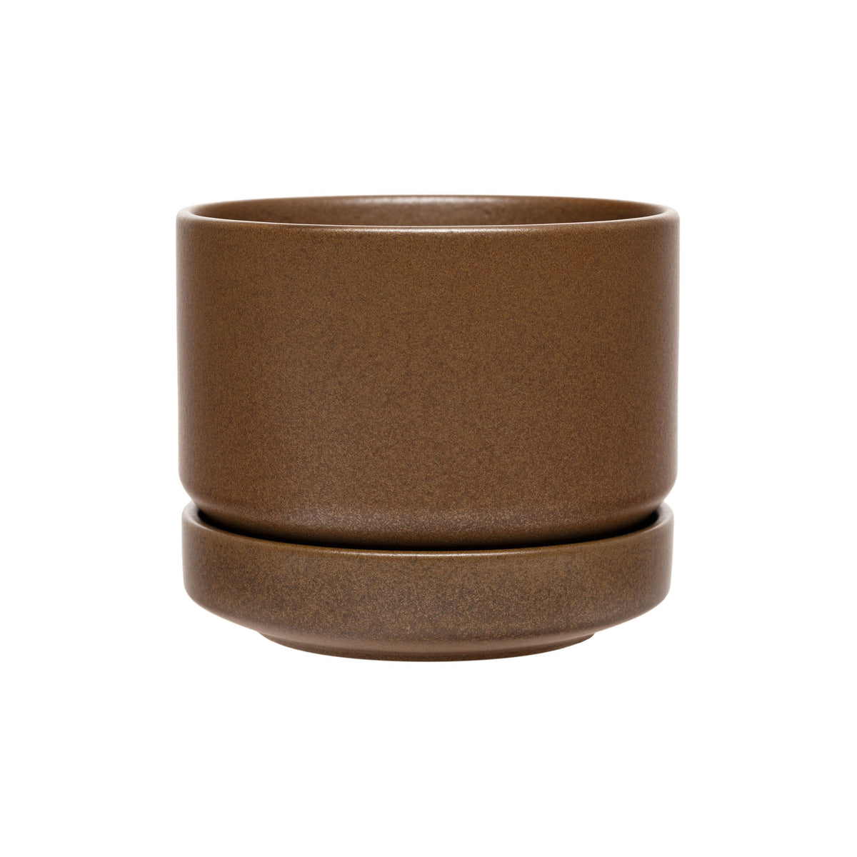 SN kukkaruukku 11cm matta ruskea - SN plant pot 11cm brown matt