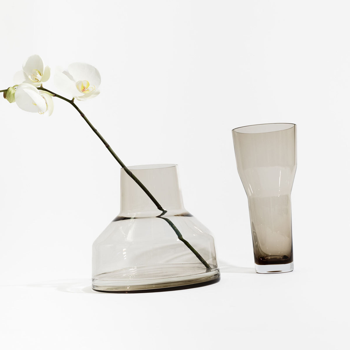 Solare Vase hoch 120x260mm Leinen - Solare vase tall 120x260mm linen