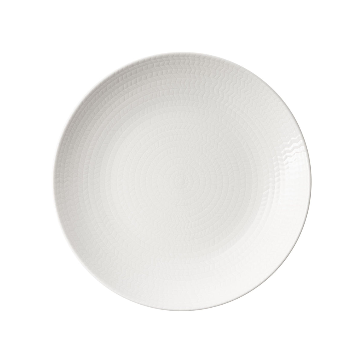 Blå eld lautanen 23cm valkoinen - Blå eld plate 23cm white