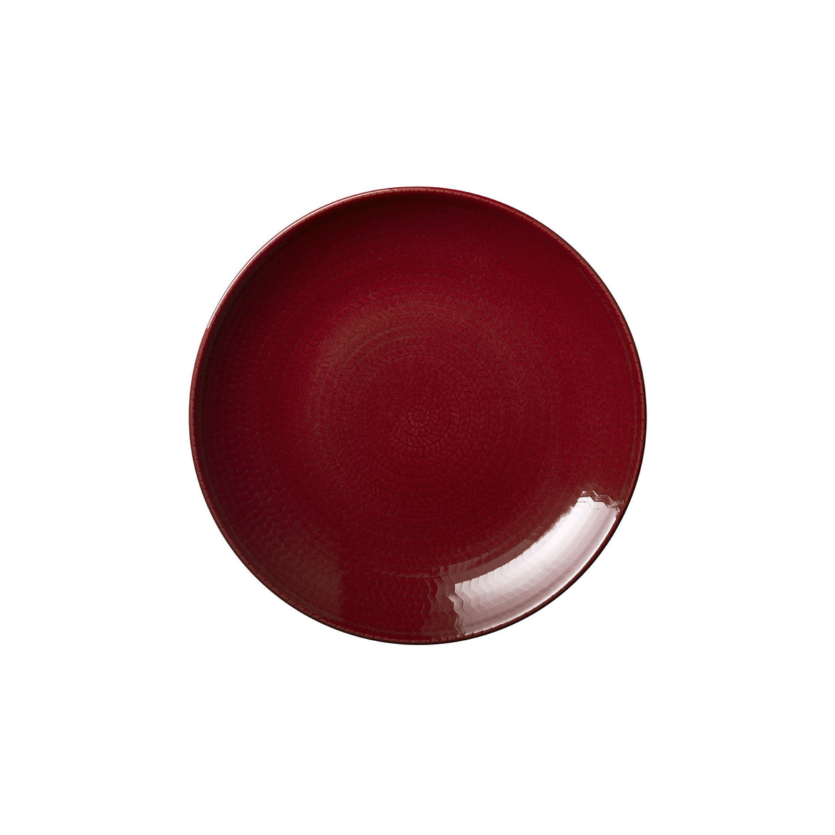 Blå eld tallrik 23cm röd - Blå eld plate 23cm red