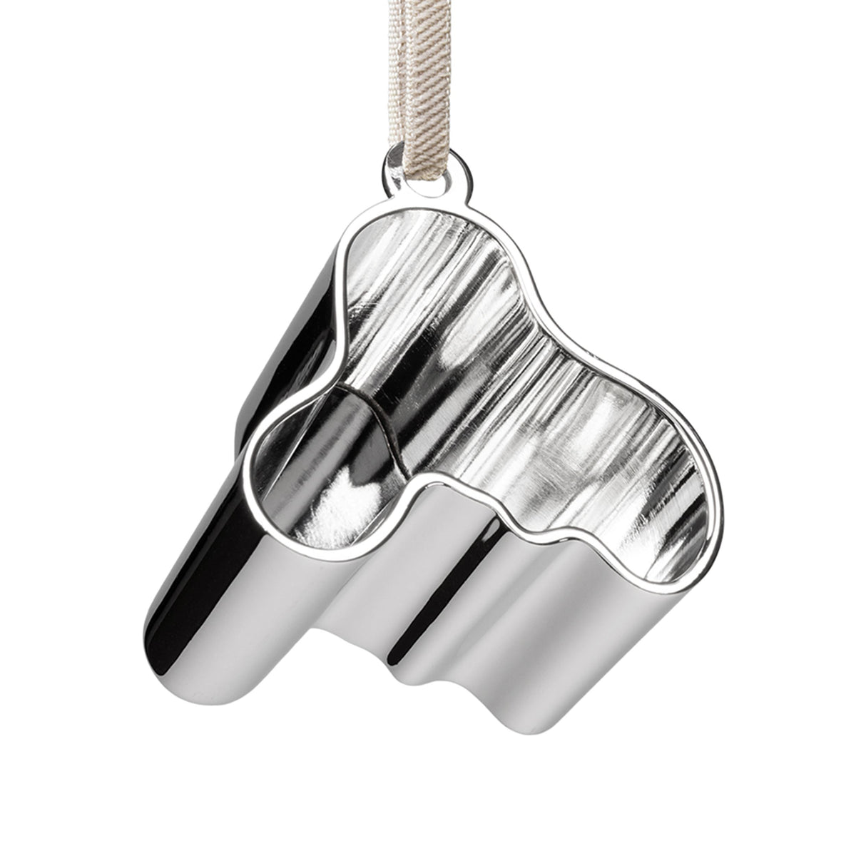 Alvar Aalto Ornament 3cm Metall - Aalto ornament 3cm metal