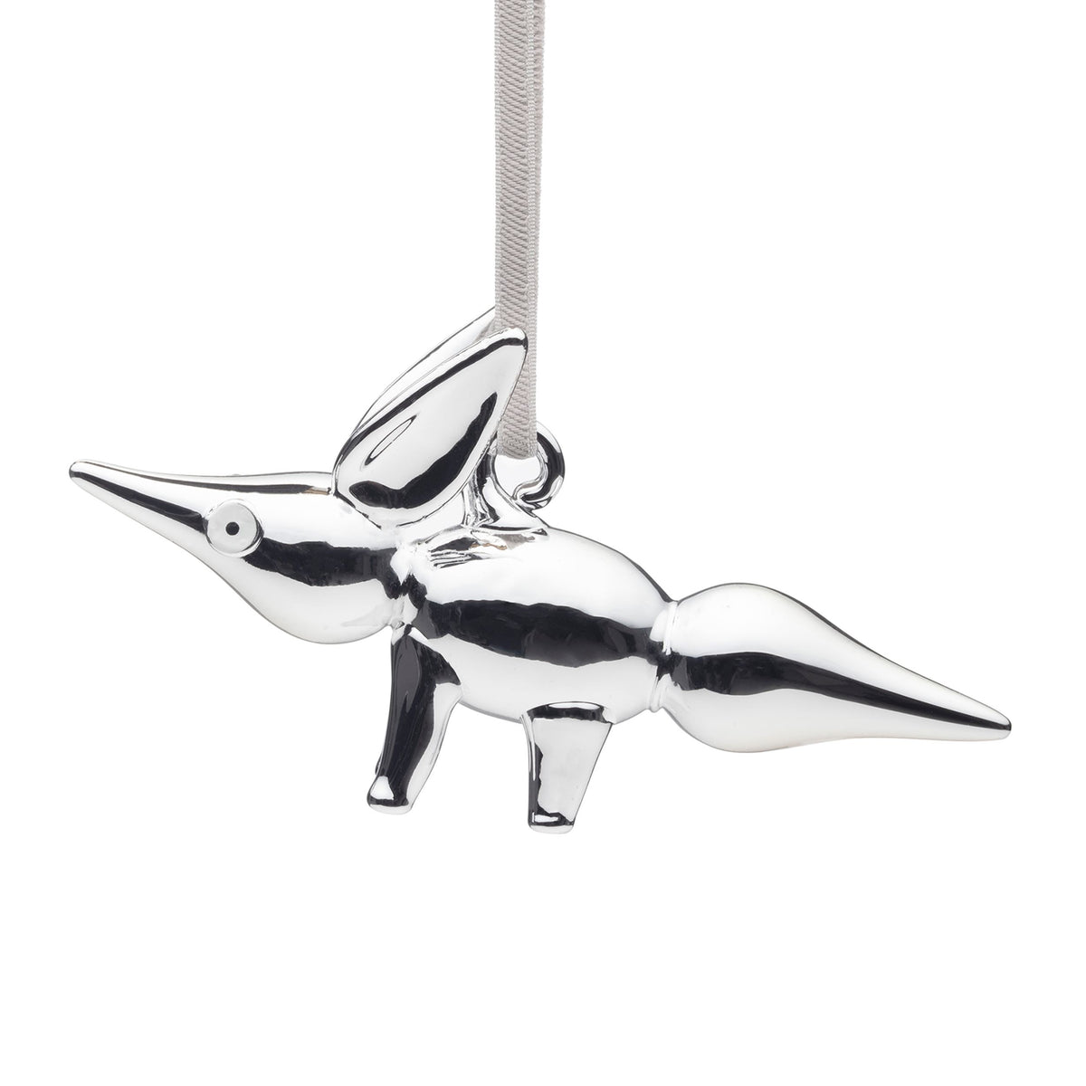 Fuchs-Ornament, stehend, 115mm, Spiegel - Vulpes ornament standing 115mm mirror