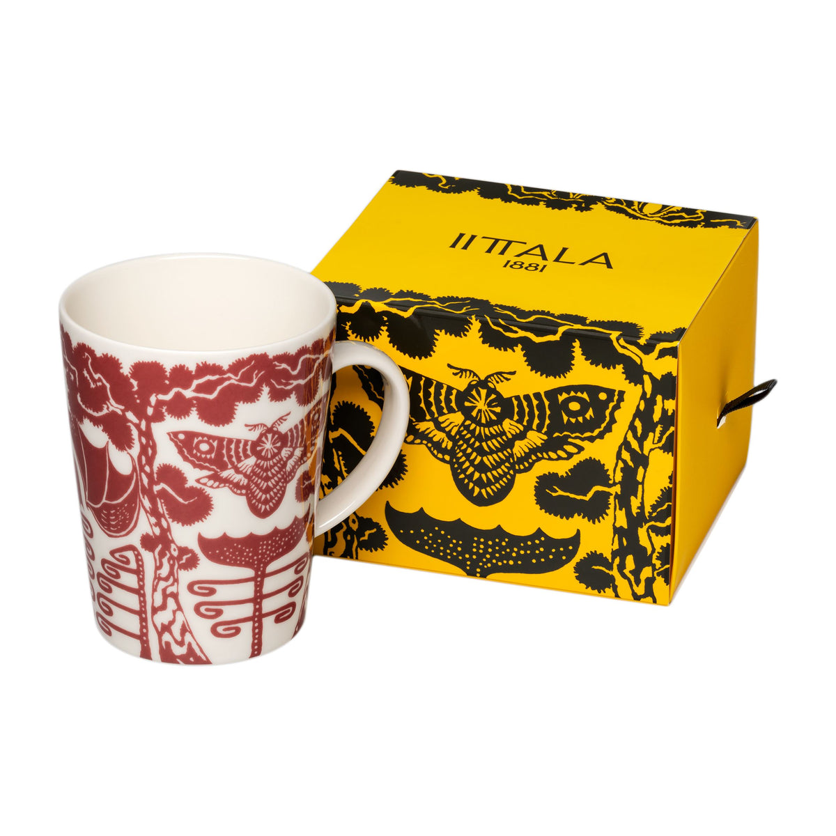 Taika mug 0,4 L Yö garnet red gift box - Taika mug 0,4L Yö garnet red gift box