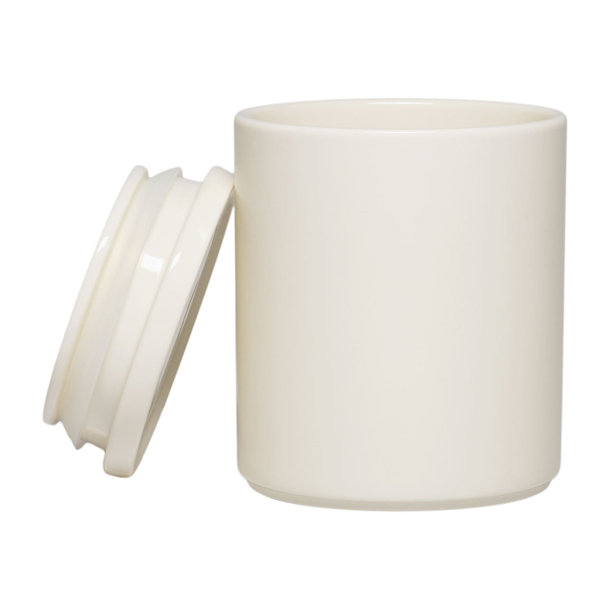 Teema burk M 0,6L vit - Teema jar M 0,6L white