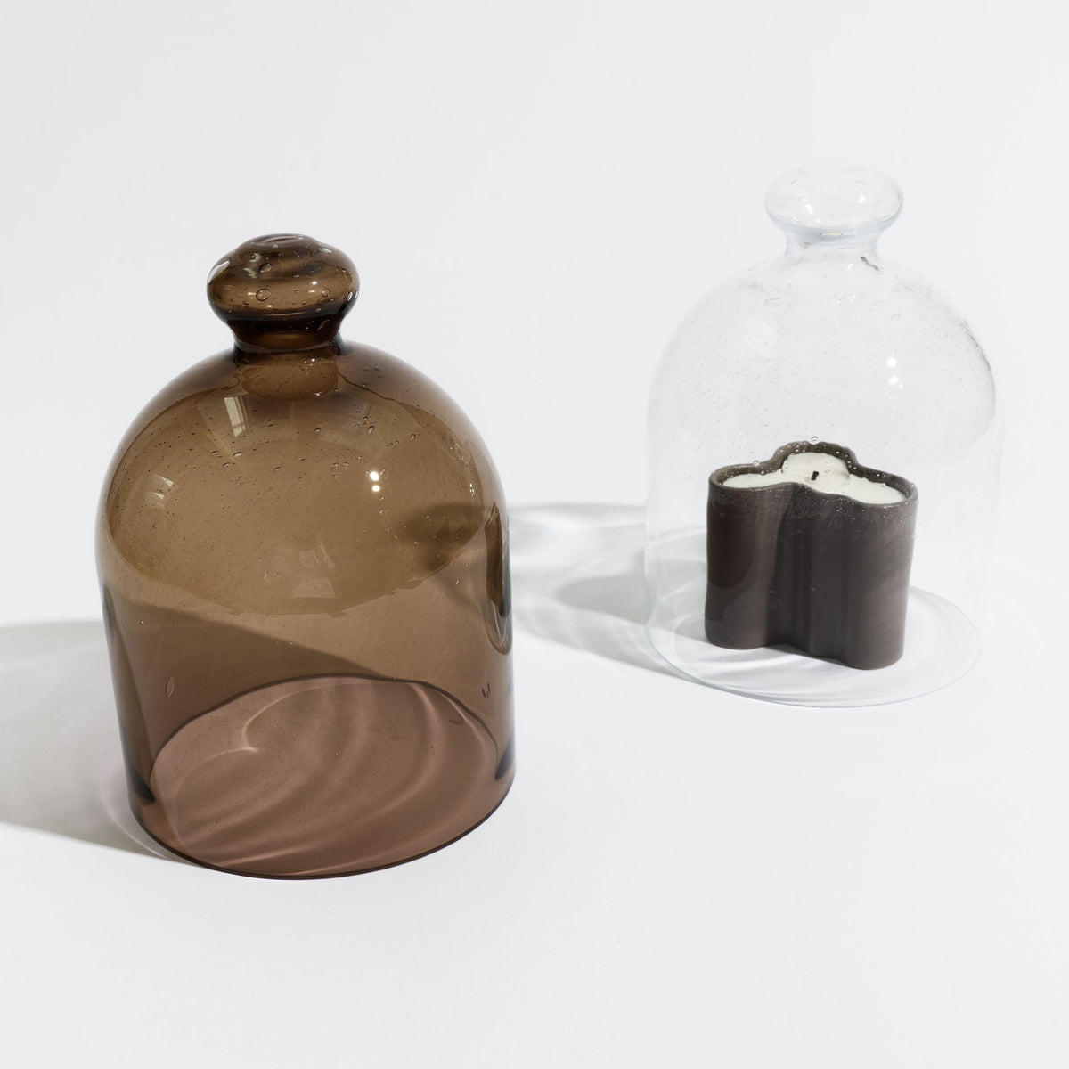 Iittala Glaskuppel 160x220mm Blasenglas - Iittala glass dome 160x220 b.gl. sand